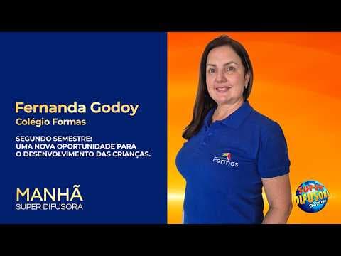 Colégio Formas no Manhã Super Difusora de 06/08/2026