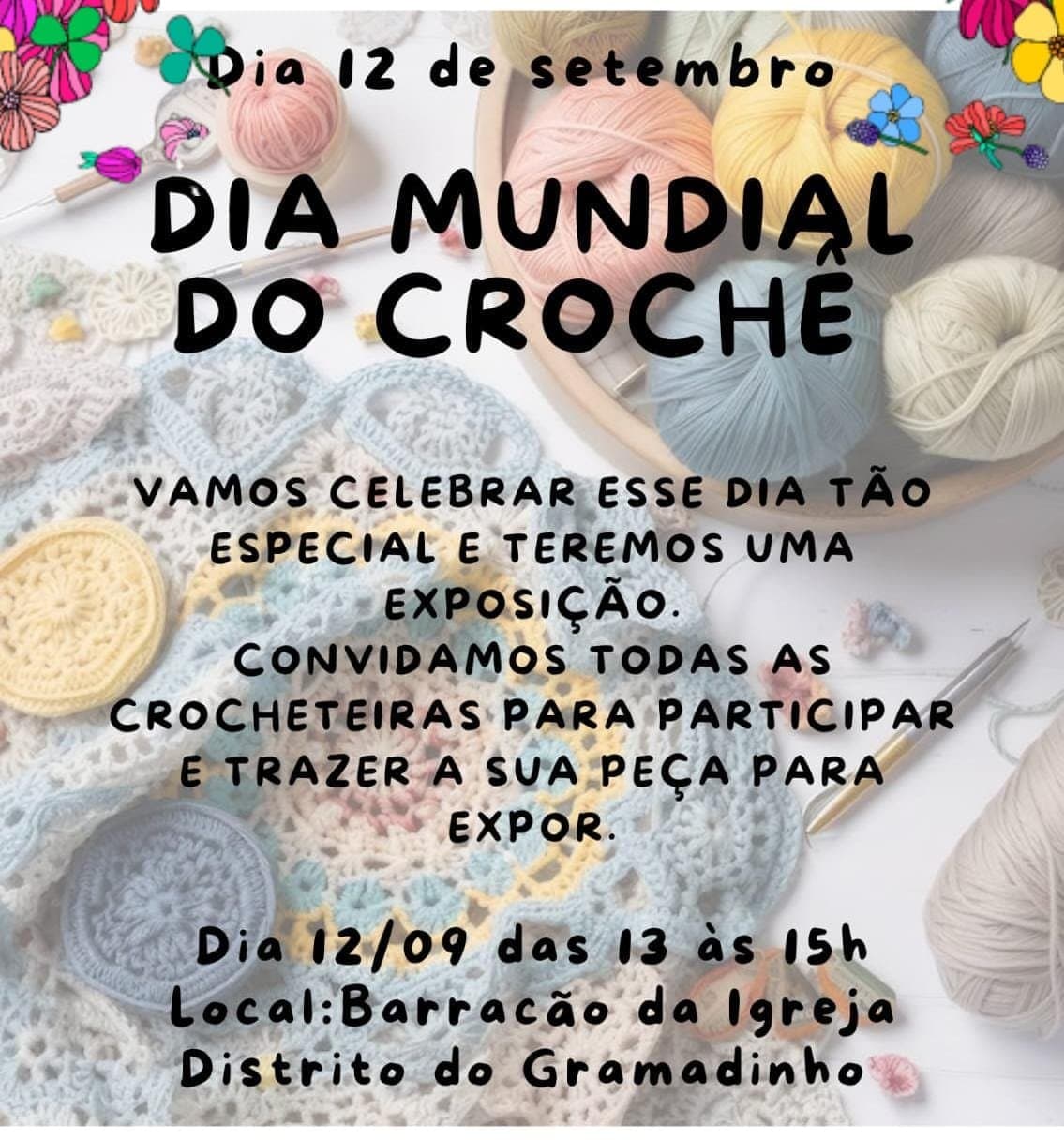 Dia Mundial do Crochê será comemorado com evento especial em Itapetininga