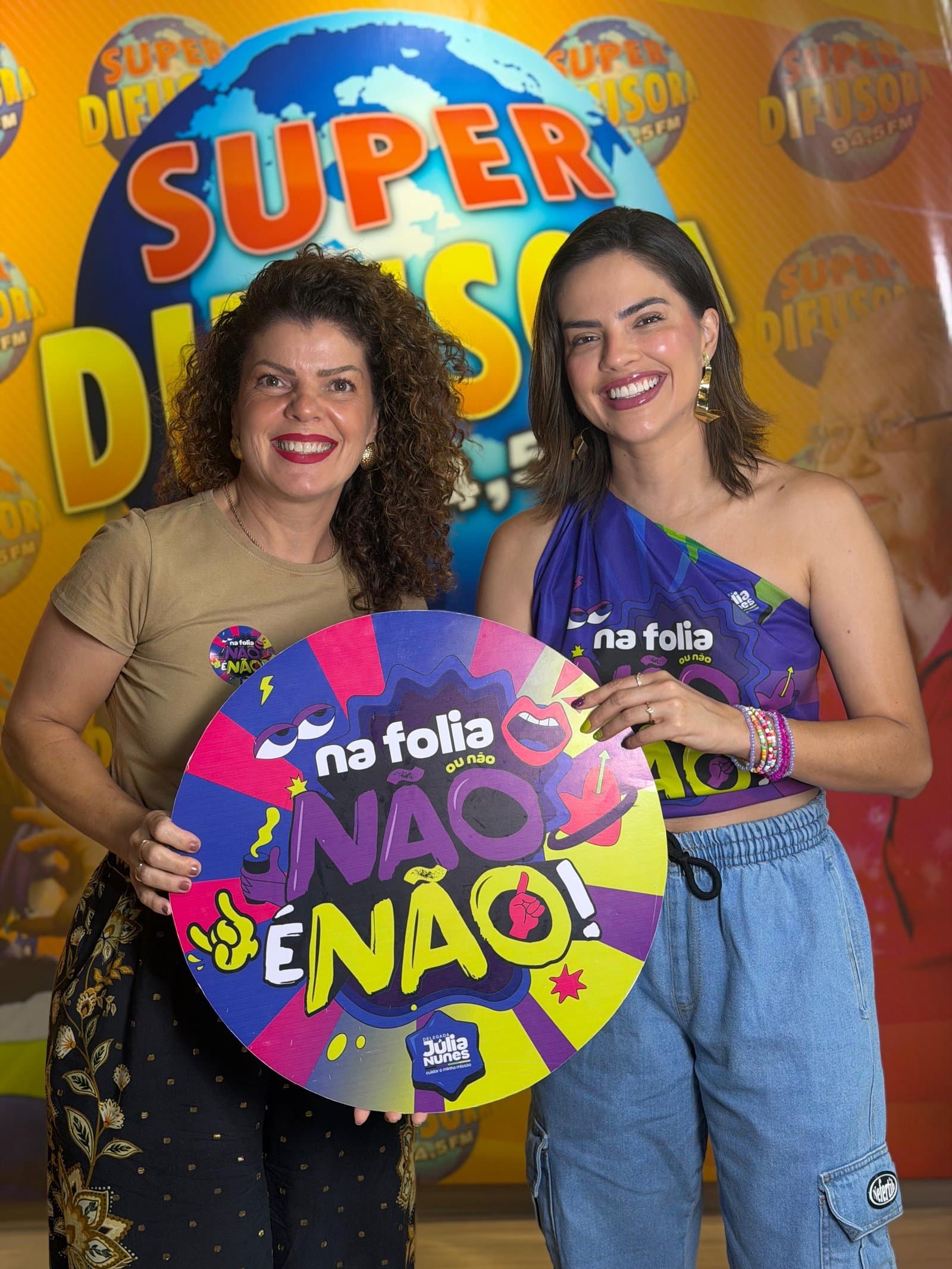 Delegada e vereadora Júlia Nunes, reforça campanha “Na Folia Ou Não, Não É Não!” contra a importunação sexual
