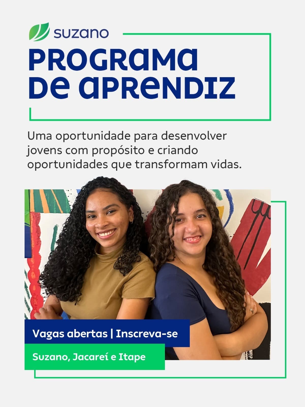 Suzano abre vagas para Programa de Aprendiz em Itapetininga com formação pelo SENAI